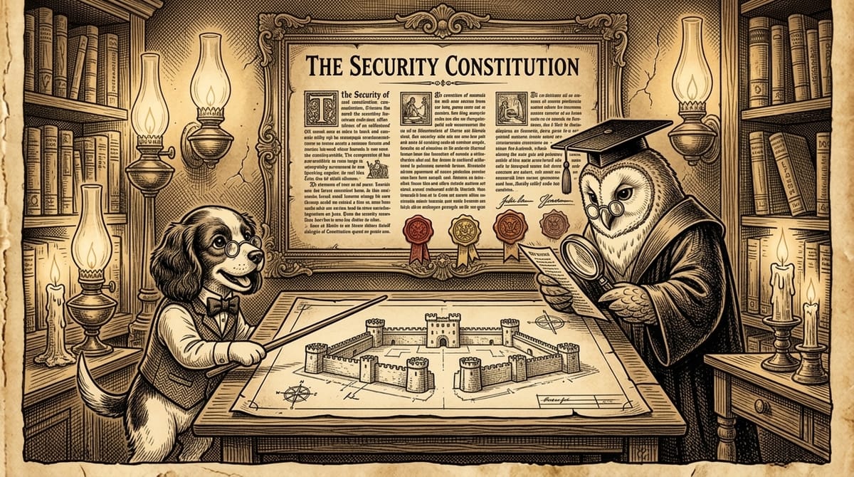 A Security Constitution at Work